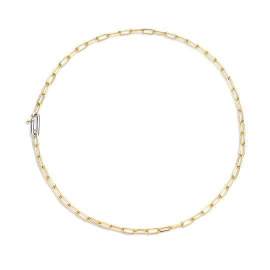 Gold-plated Mini-link Paperclip Bracelet by TI SENTO