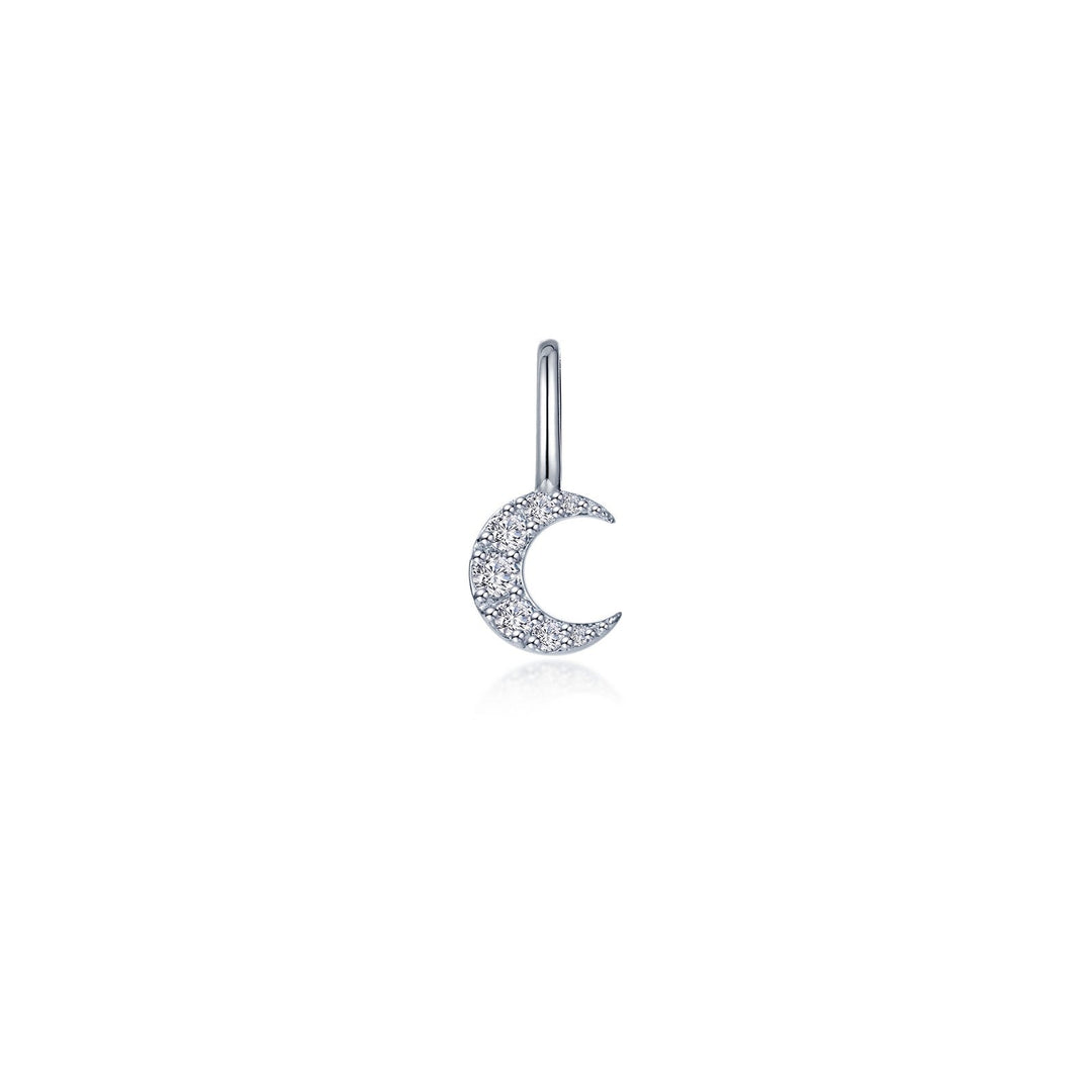 Crescent Moon Charm Pendant by Lafonn