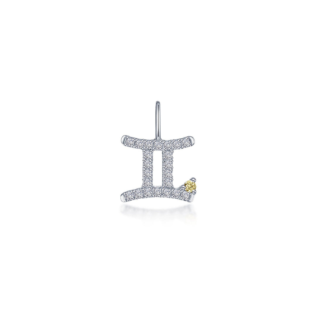 Gemini Zodiac Charm Pendant by Lafonn