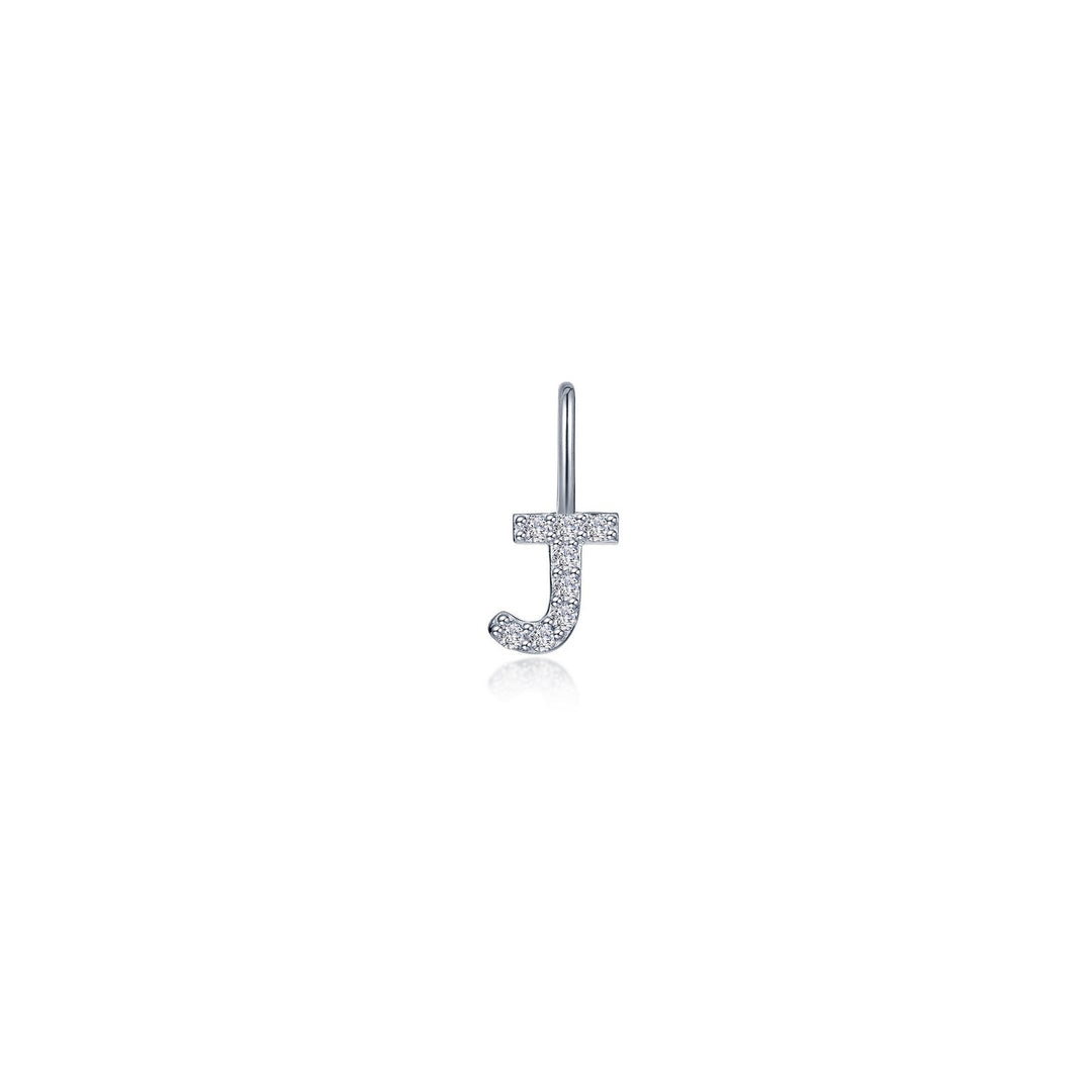 Letter J Charm Pendant by Lafonn