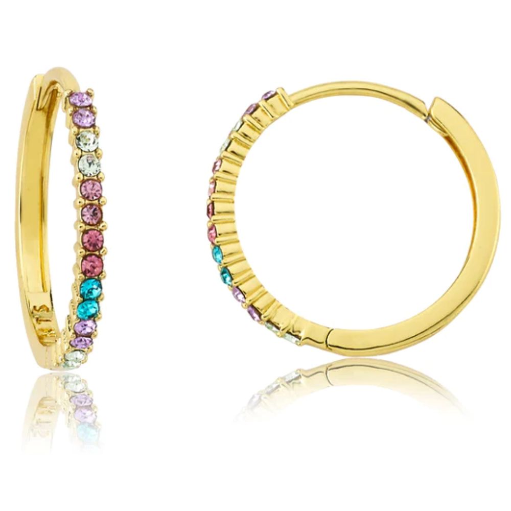 18mm Rainbow Hoop Earring by Twin Stars
