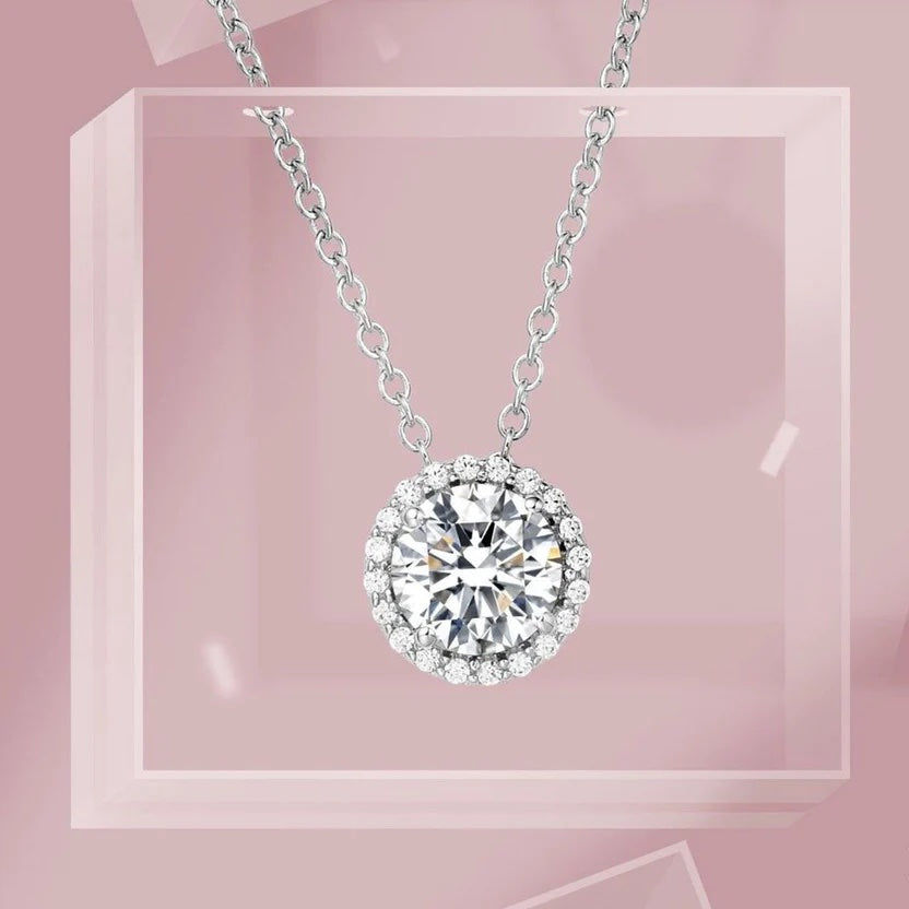 a beautiful women's diamond necklace