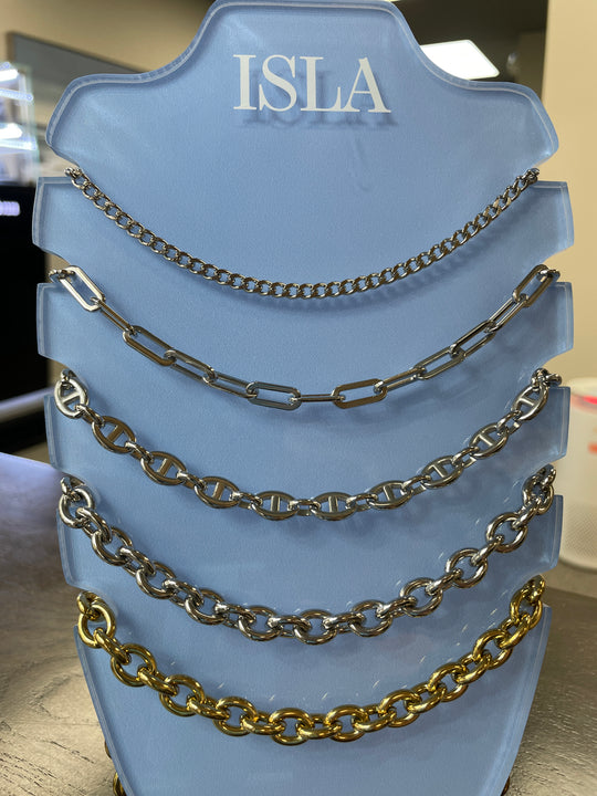 Mixed Link Chain Necklace Set by ISLA (Set of 5) - West Orange Jewelers