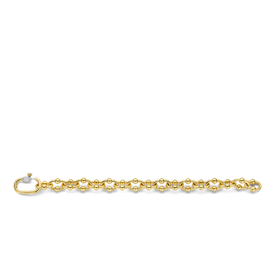 Gold-plated Bubble Link Bracelet by TI SENTO