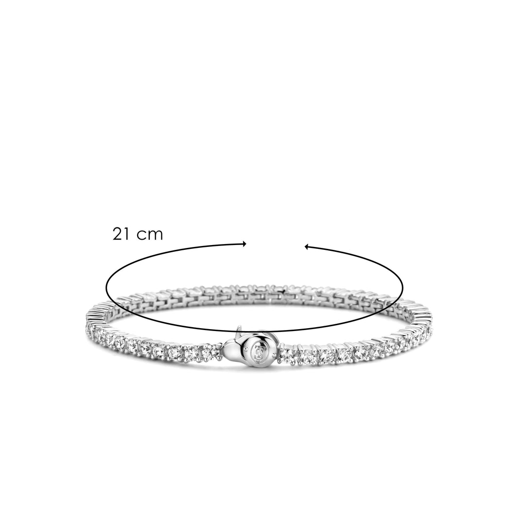 Zirconia Tennis Bracelet by TI SENTO