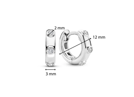 Bezel Huggies by TI SENTO