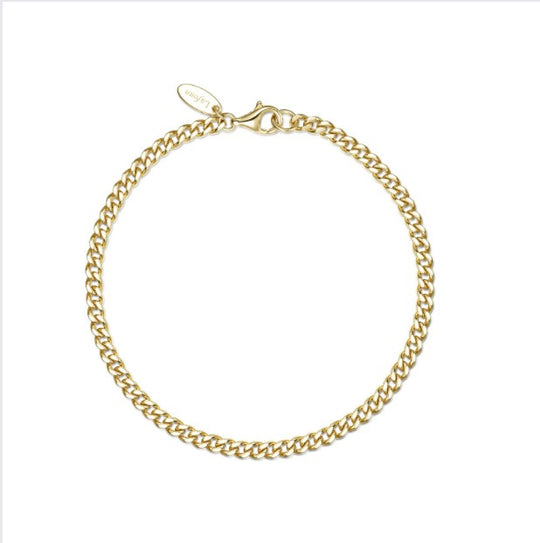 7" Yellow Cuban Link Bracelet by Lafonn - West Orange Jewelers