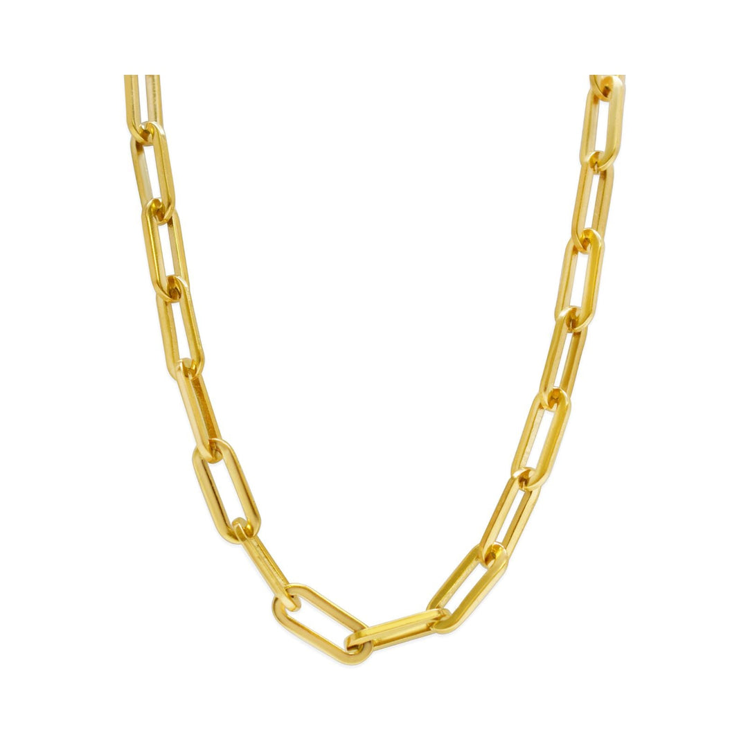 Paperclip Chain PVD Gold Necklace by ISLA