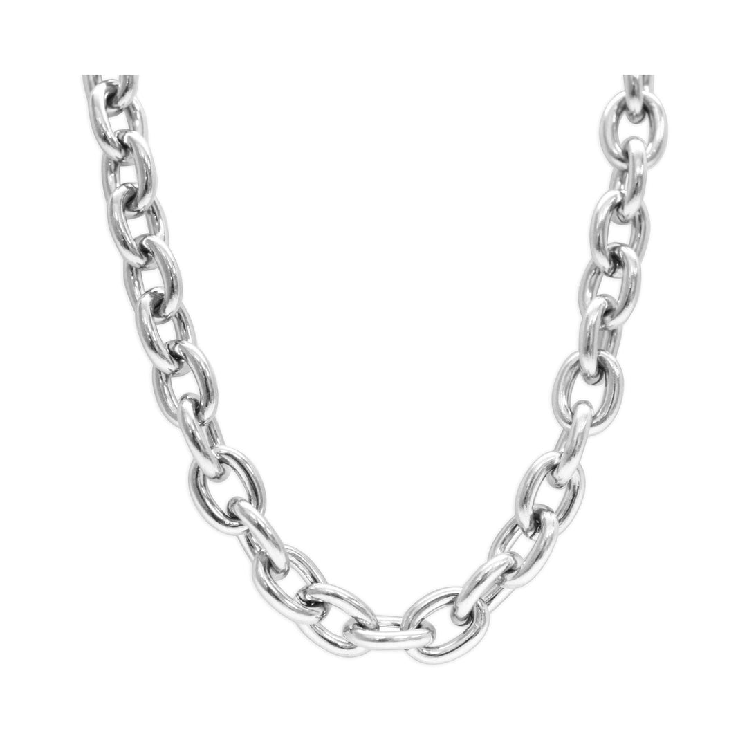Bold Link Chain Steel Necklace by ISLA