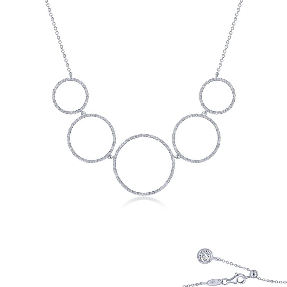 Trendy Five-Circle Necklace by Lafonn