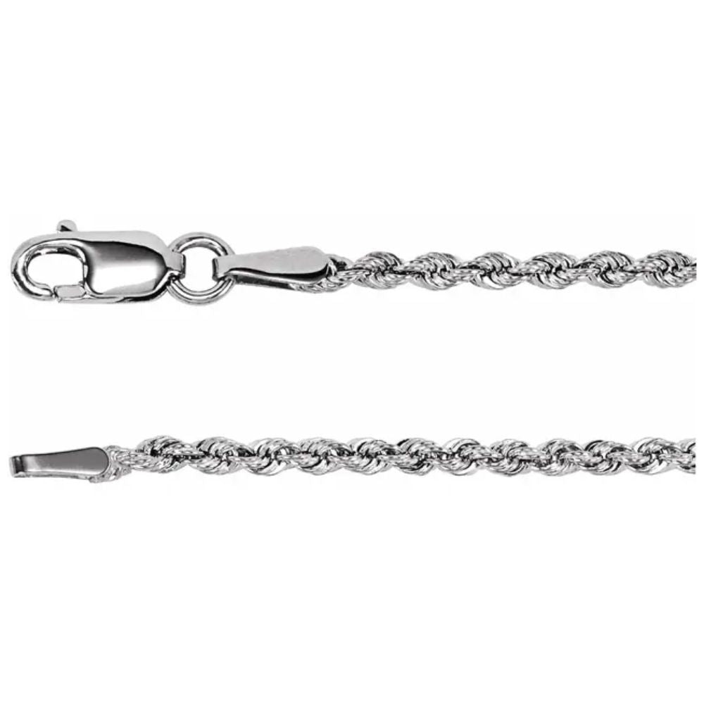 Sterling Silver 1.85mm Rope Chain