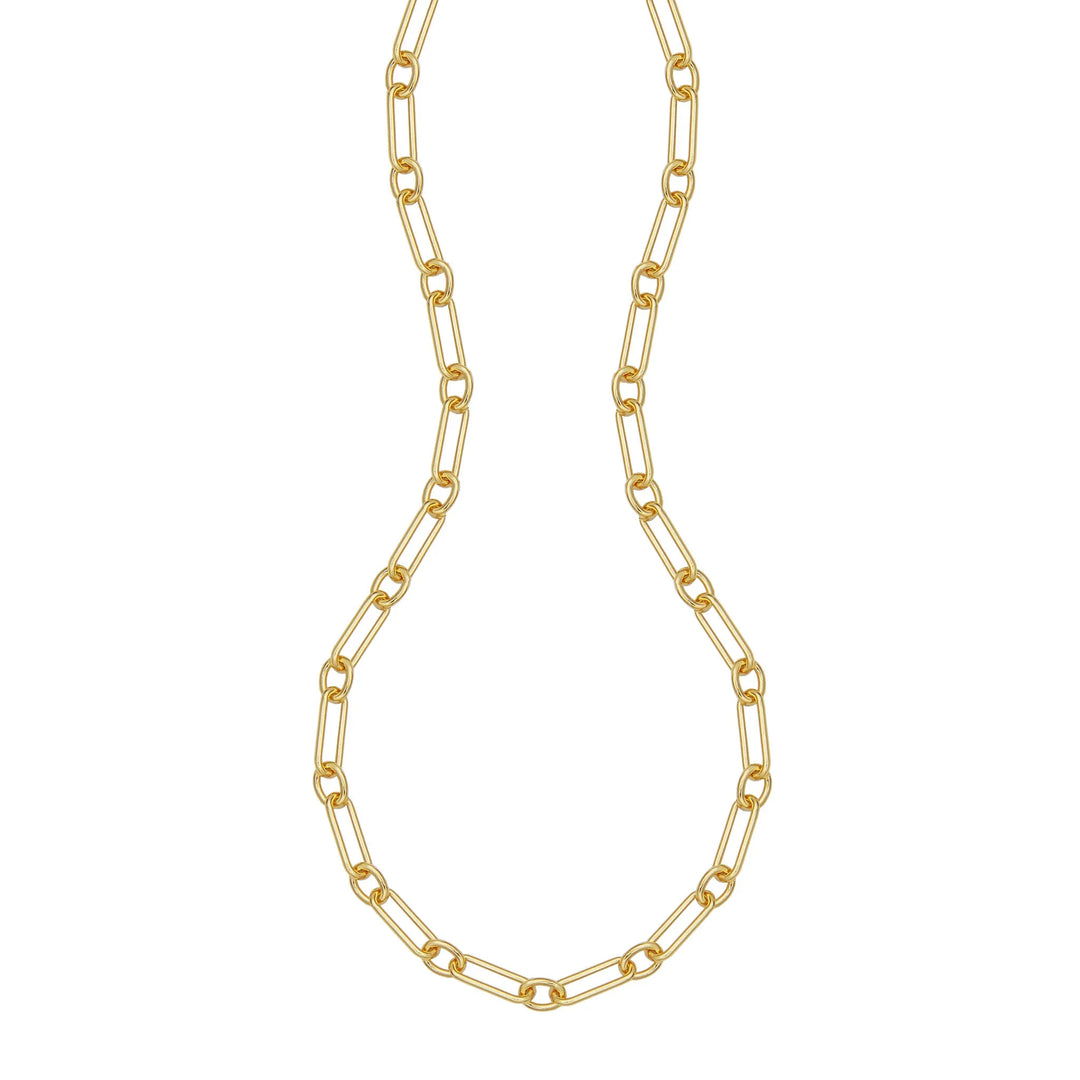 CN0125 – Necklace | Sterling Silver, 18K Yellow Gold and Rhodium Plated | 17" + 2" extender