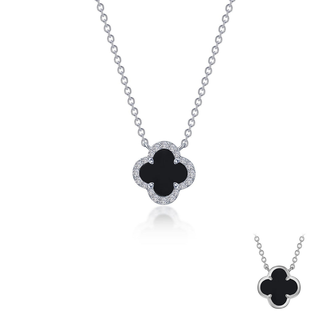0.49 ctw halo necklace (platinum)