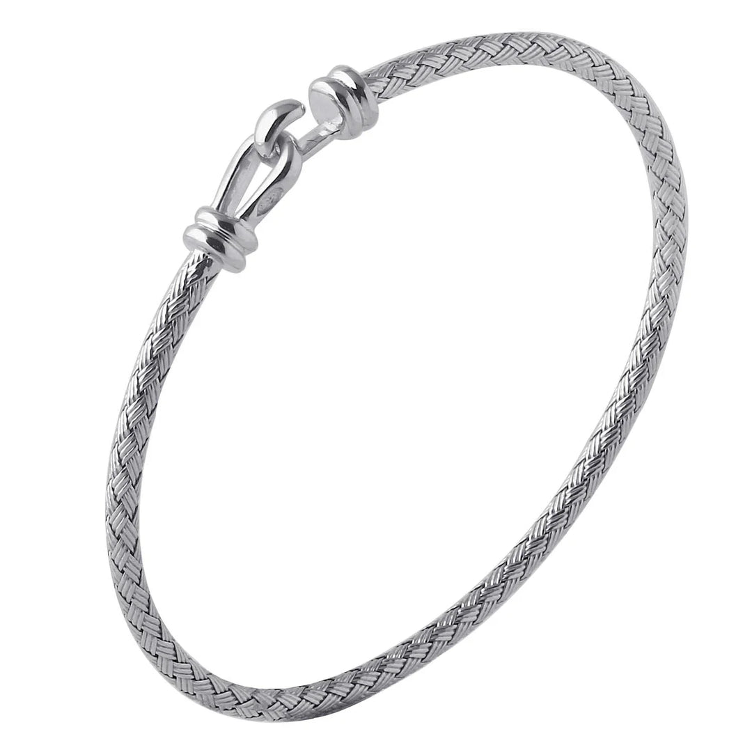 3mm Hook Bangle Bracelet by Charles Garnier - West Orange Jewelers