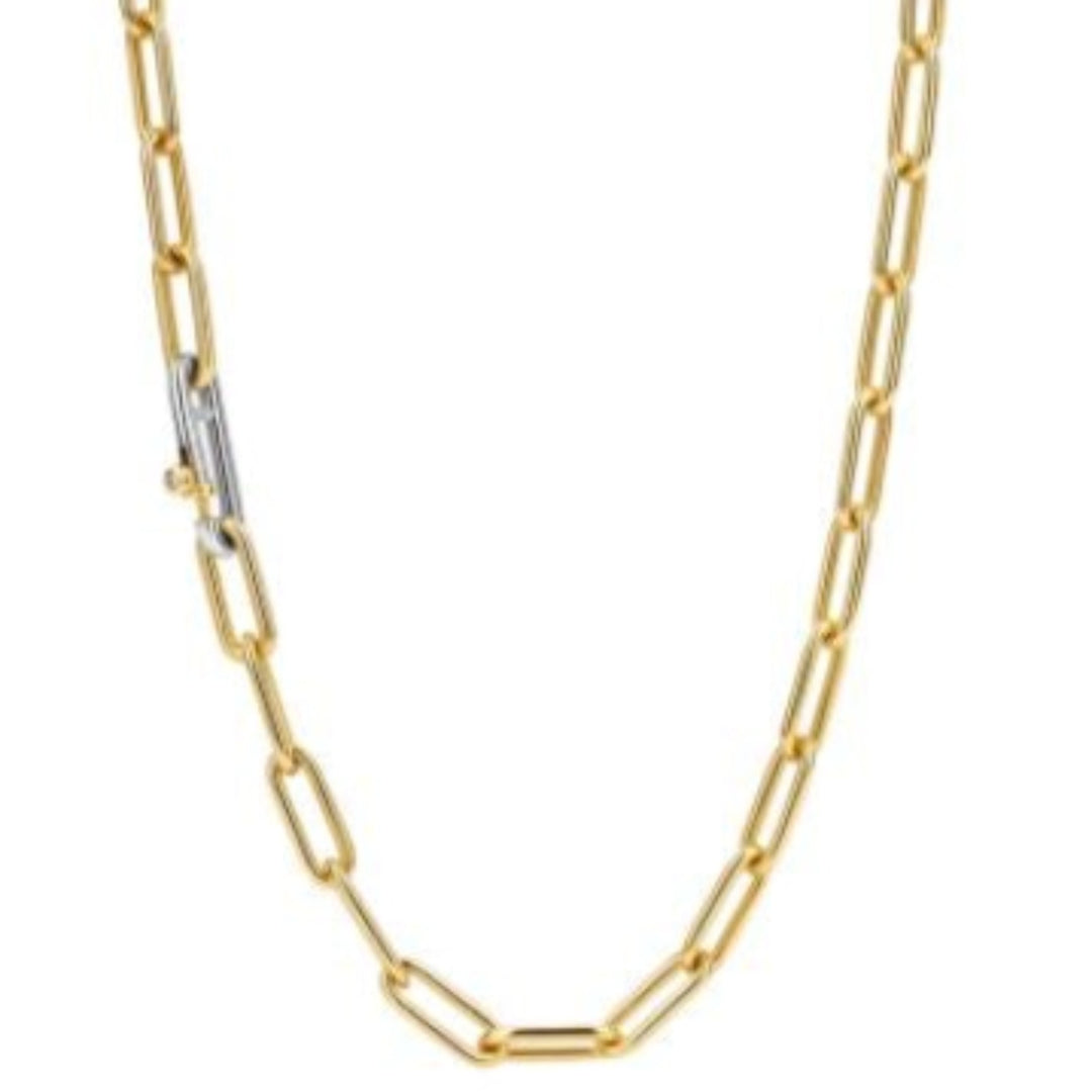 Yellow Paperclip Necklace by TI SENTO - West Orange Jewelers