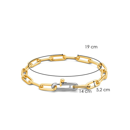 Small Paperclip Bracelet by TI SENTO - West Orange Jewelers