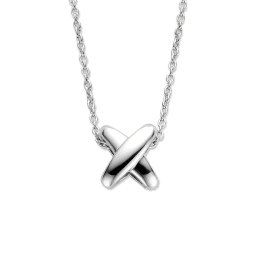 Silver X Necklace by TI SENTO