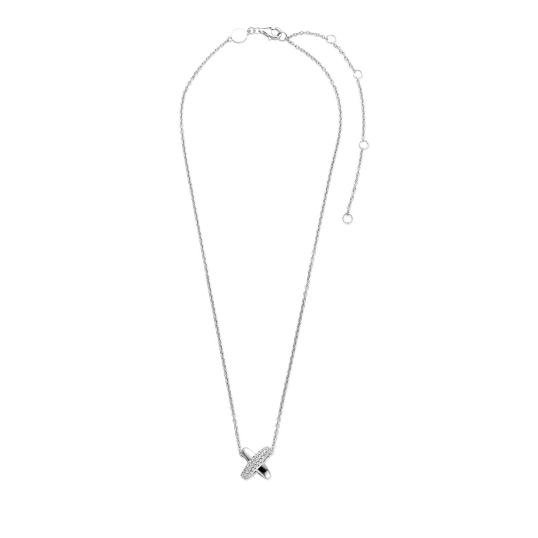 Silver X Necklace by TI SENTO