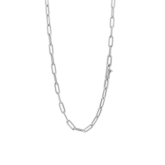 Silver Paperclip Necklace by TI SENTO - West Orange Jewelers