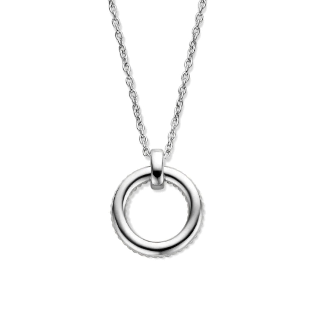 Gold-Plated Circle Necklace by TI SENTO