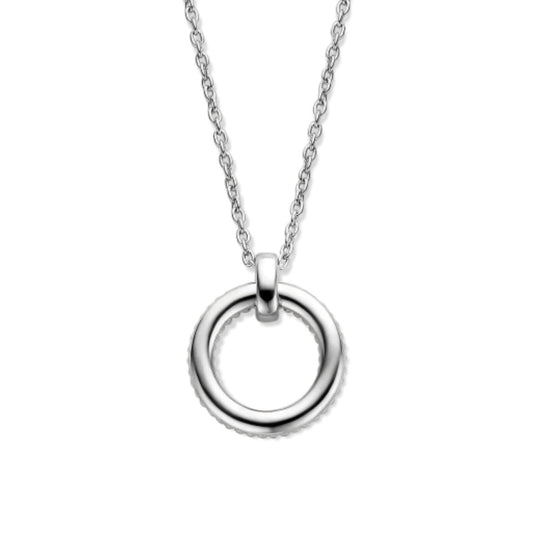 Gold-Plated Circle Necklace by TI SENTO