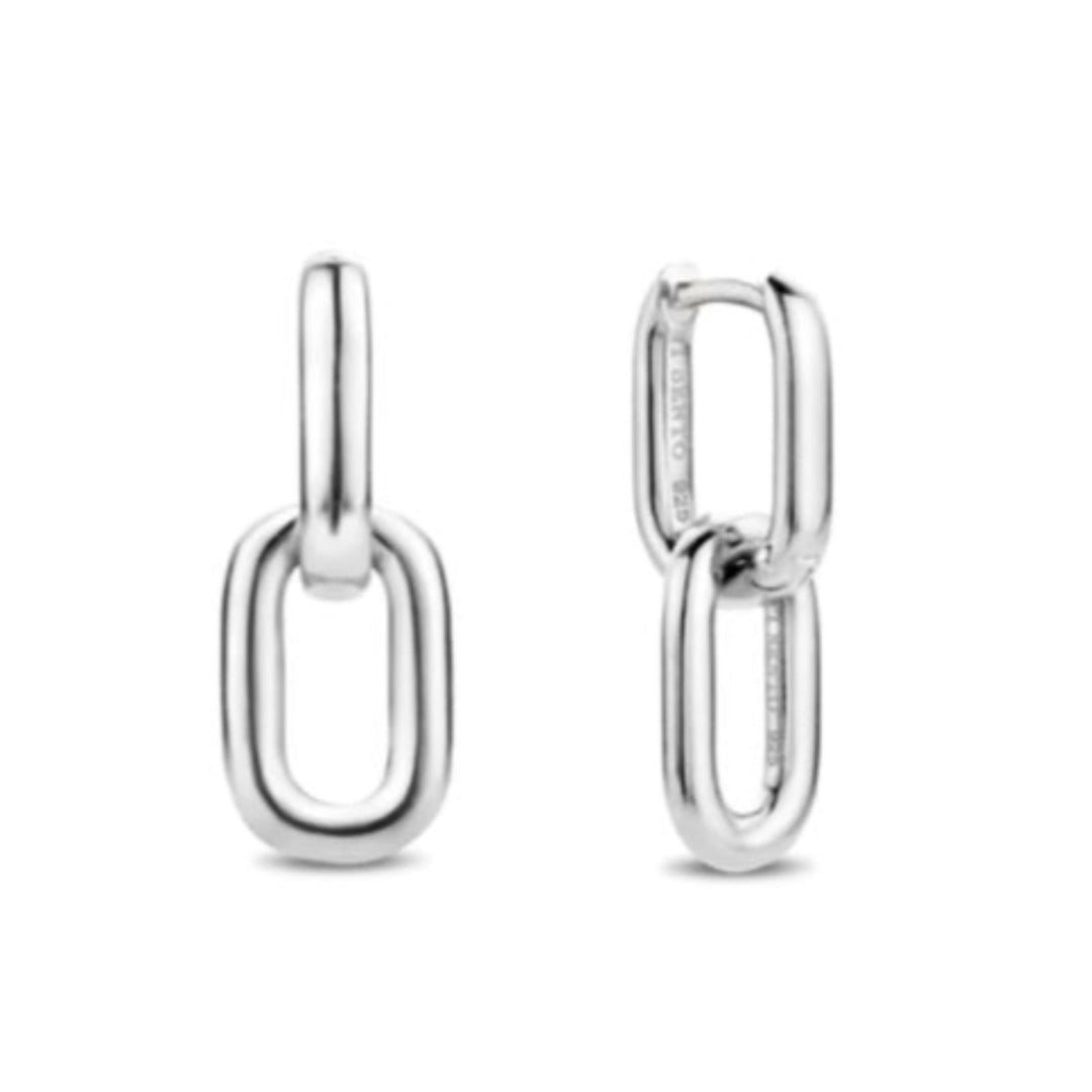 Paperclip Earrings by TI SENTO - West Orange Jewelers