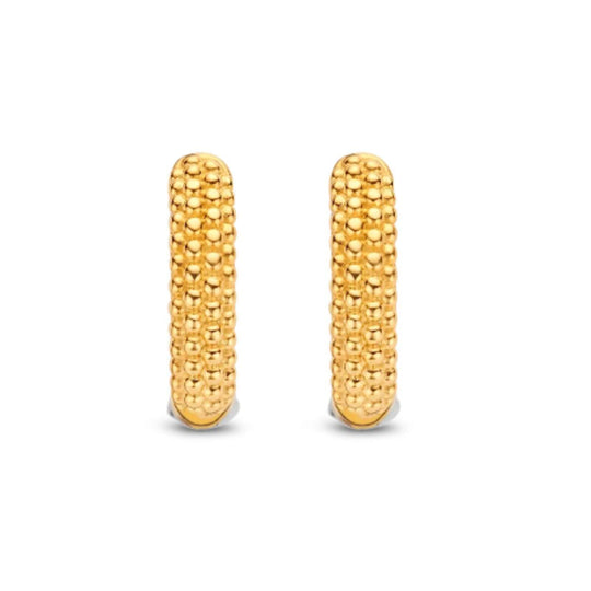 Gold-Plated Huggie Earring by TI SENTO