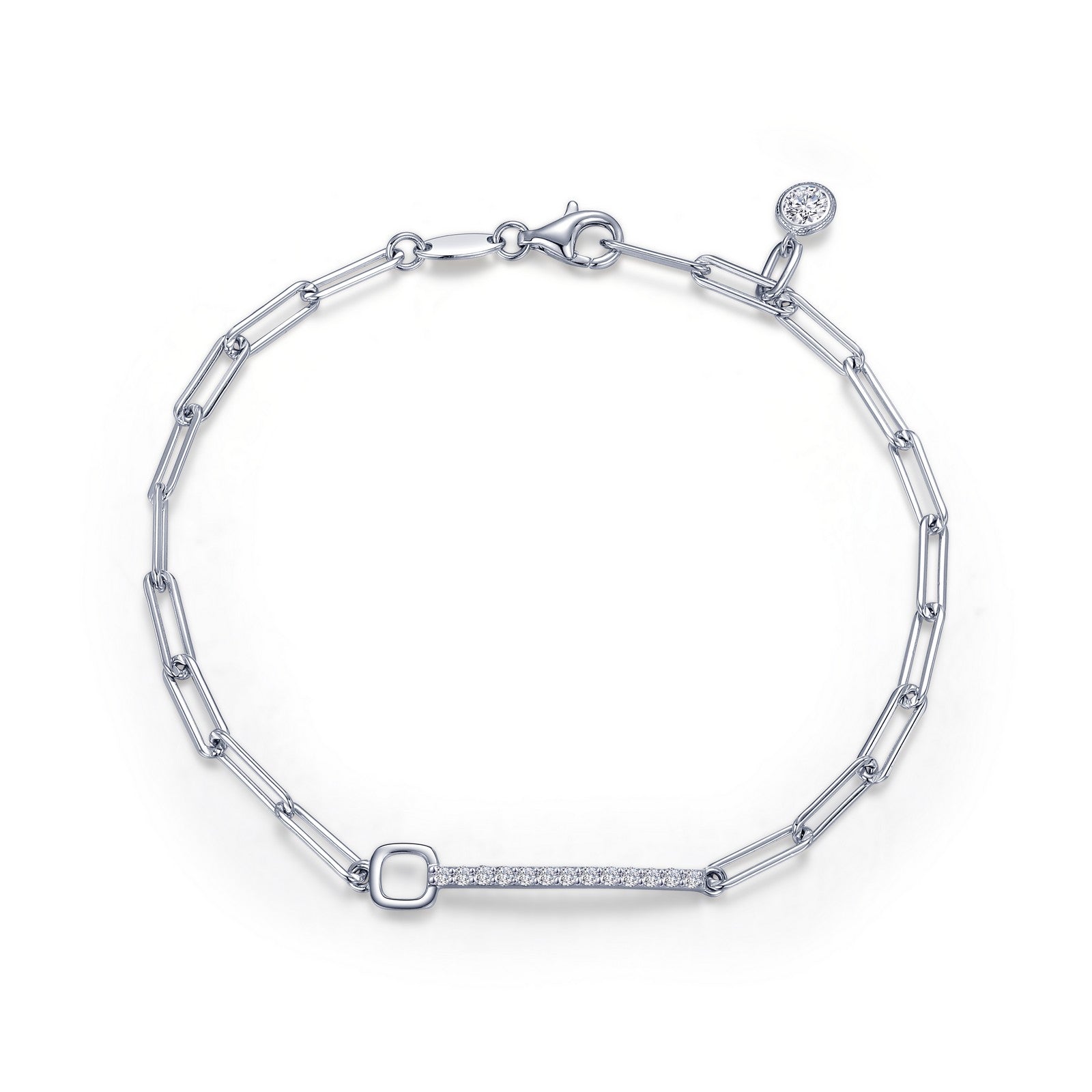 Paperclip Bracelet by Lafonn West Orange Jewelers