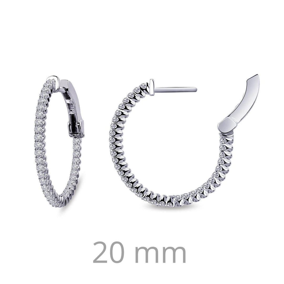 1.08 ctw Hoop Earrings by Lafonn
