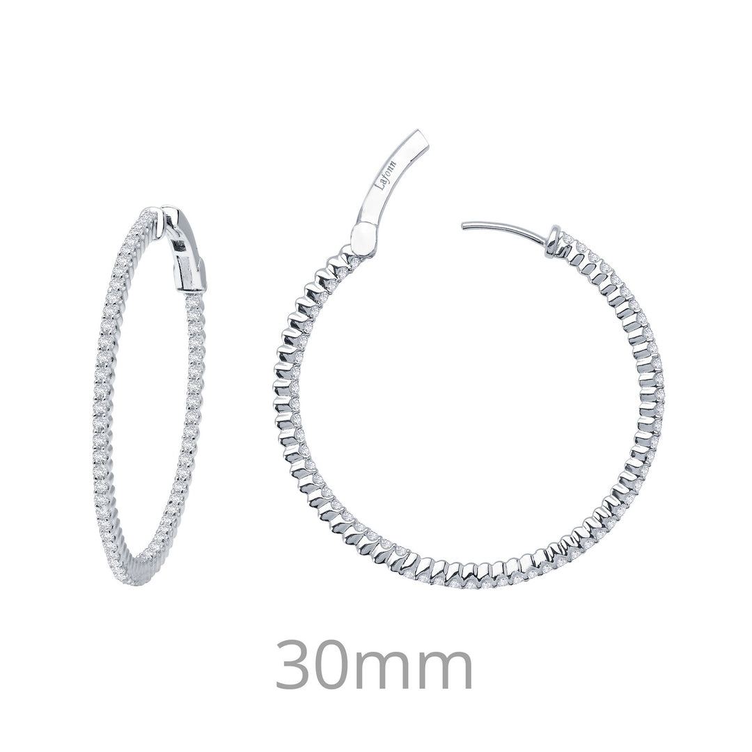 1.72 ct tw Hoop Earrings - West Orange Jewelers