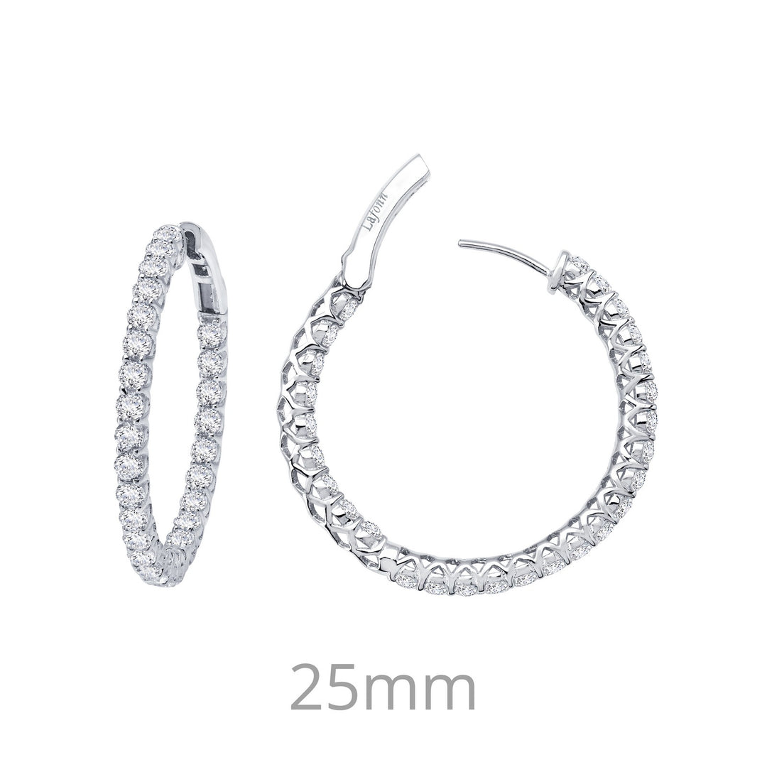 2.7 ct tw Hoop Earrings - West Orange Jewelers