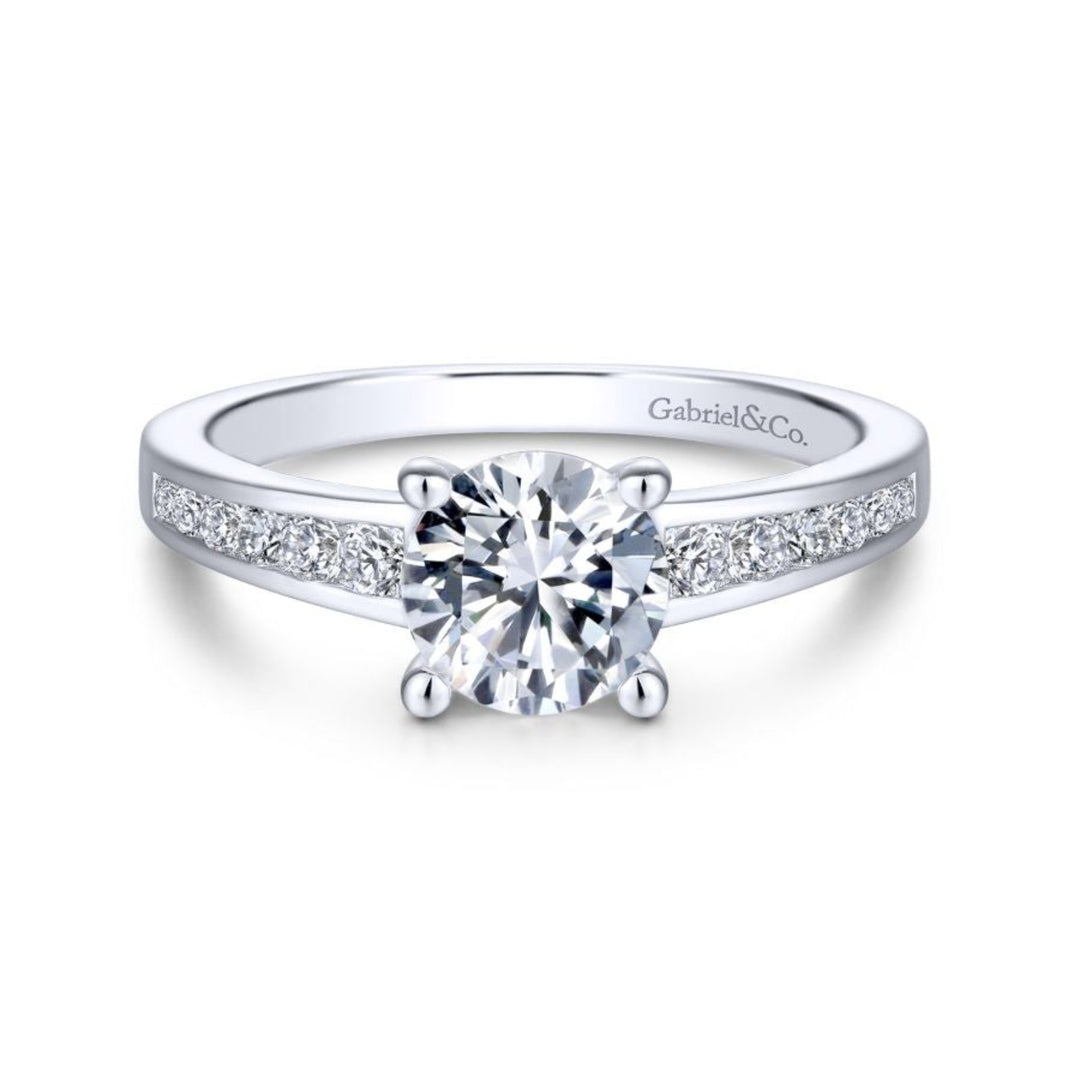 Engagement Ring – Channel Set by Gabriel&Co. - West Orange Jewelers