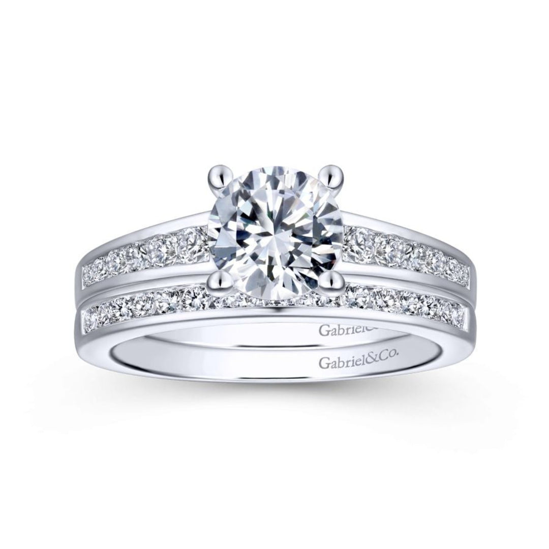 Engagement Ring – Channel Set by Gabriel&Co. - West Orange Jewelers