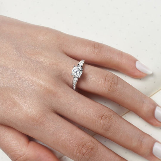 Engagement Ring – Channel Set by Gabriel&Co. - West Orange Jewelers