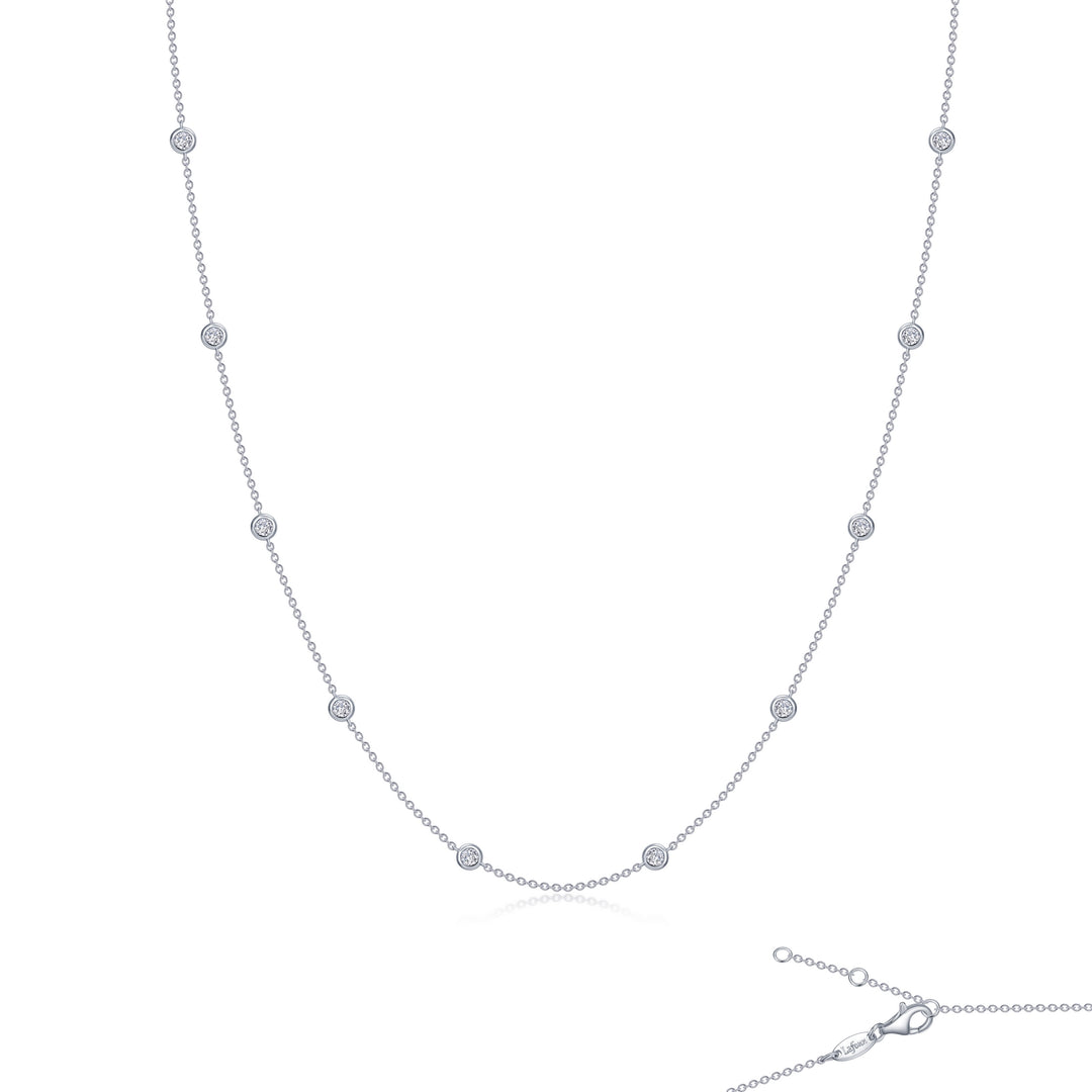 20" Classic Station Necklace by Lafonn - West Orange Jewelers