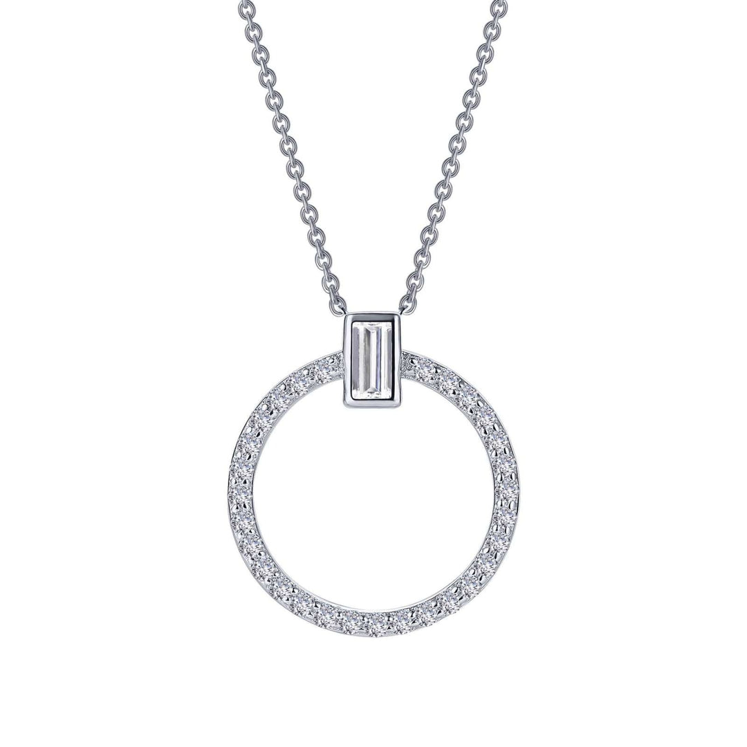 0.39 CTW Open Circle Necklace by Lafonn - West Orange Jewelers