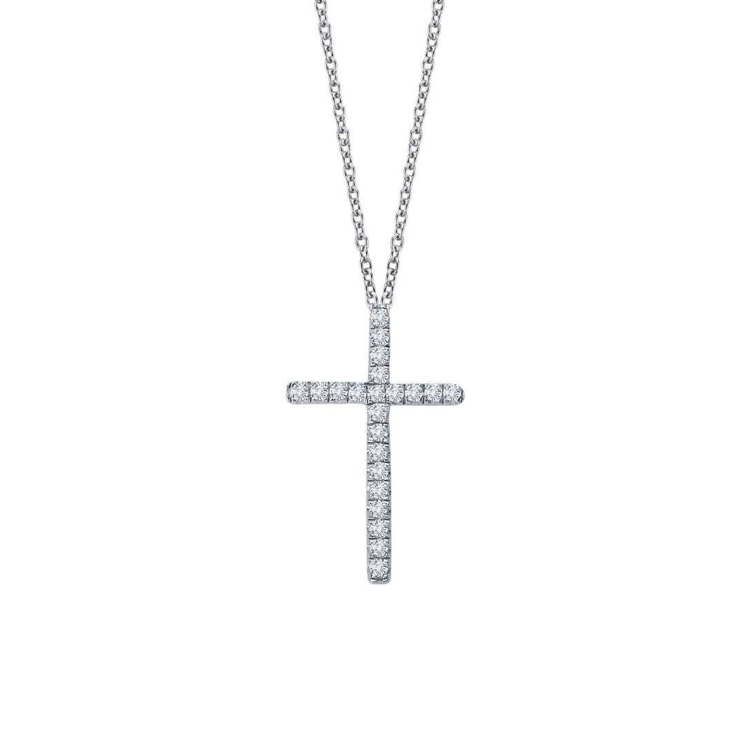 .22 ctw Cross Necklace by Lafonn - West Orange Jewelers