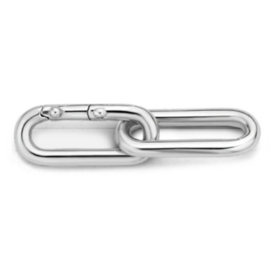Sterling Silver Double Paperclip Link by TI SENTO - West Orange Jewelers