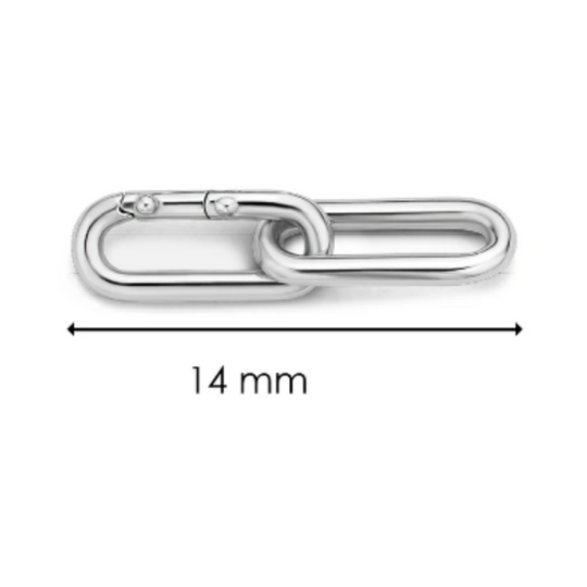 Sterling Silver Double Paperclip Link by TI SENTO - West Orange Jewelers