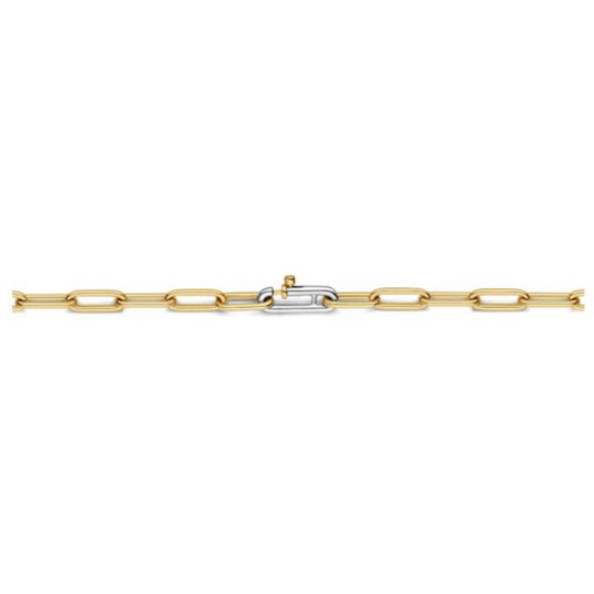Yellow Paperclip Necklace by TI SENTO - West Orange Jewelers
